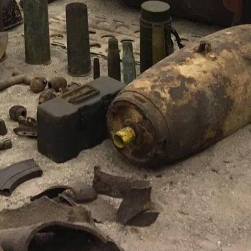 Reperti bellici nel Museo