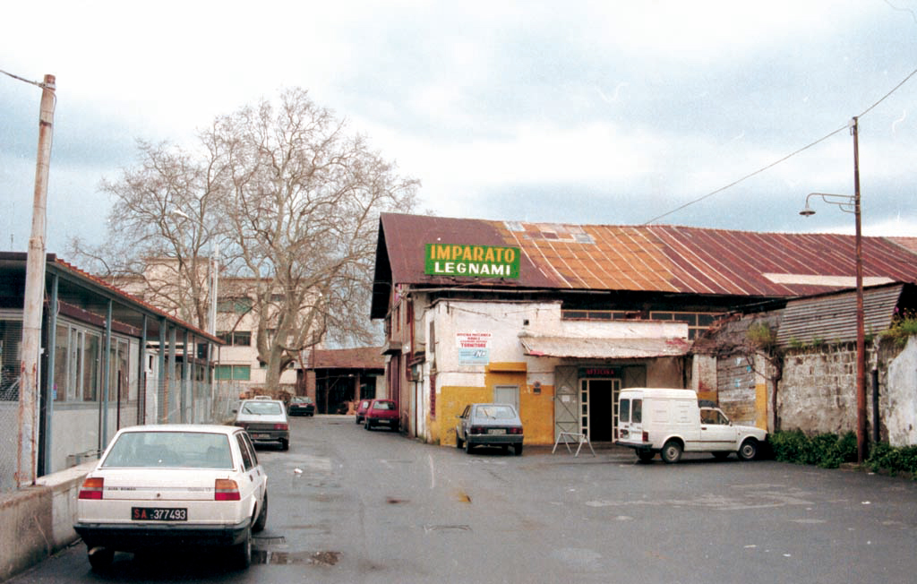 L'area prima dell'apertura del cantiere