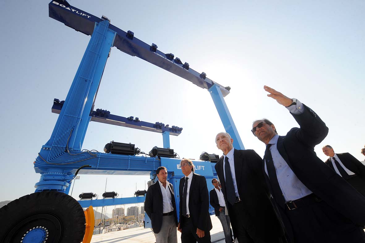 Inaugurazione del cantiere navale Marina d'Arechi