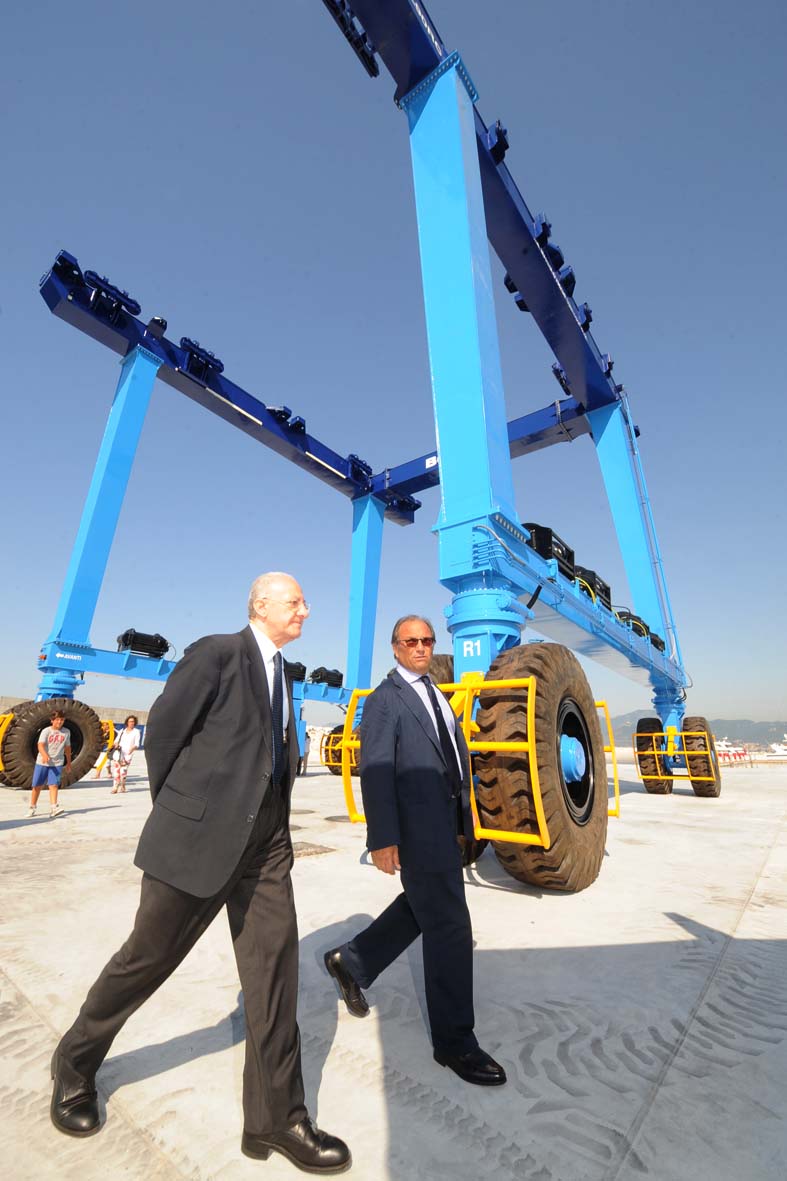 Inaugurazione del cantiere navale Marina d'Arechi