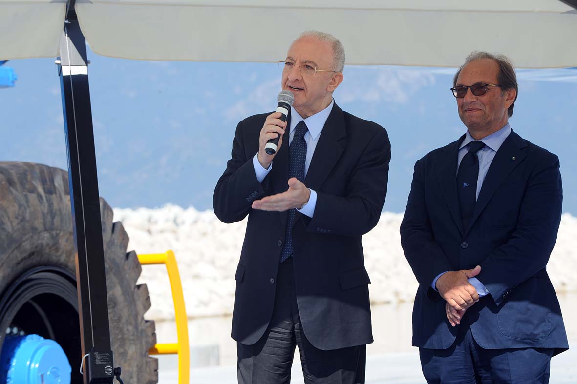 Inaugurazione del cantiere navale Marina d'Arechi