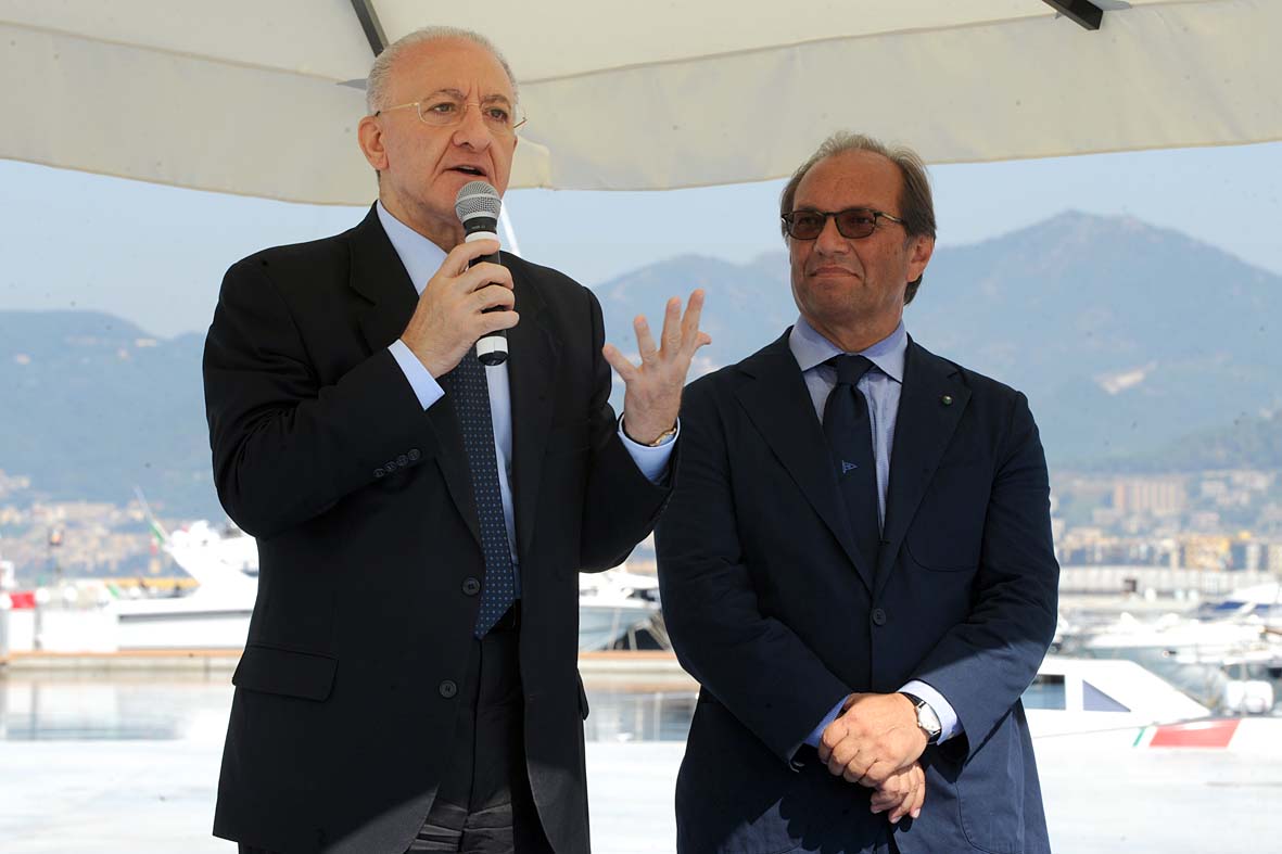 Inaugurazione del cantiere navale Marina d'Arechi