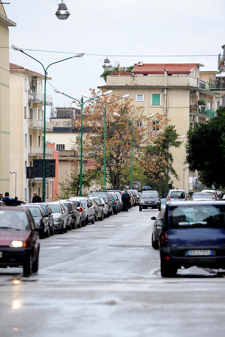 Il Sindaco Vincenzo De Luca da' il via ai lavori di via Lanzalone - Manganario. Salerno, 25 ottobre 2010