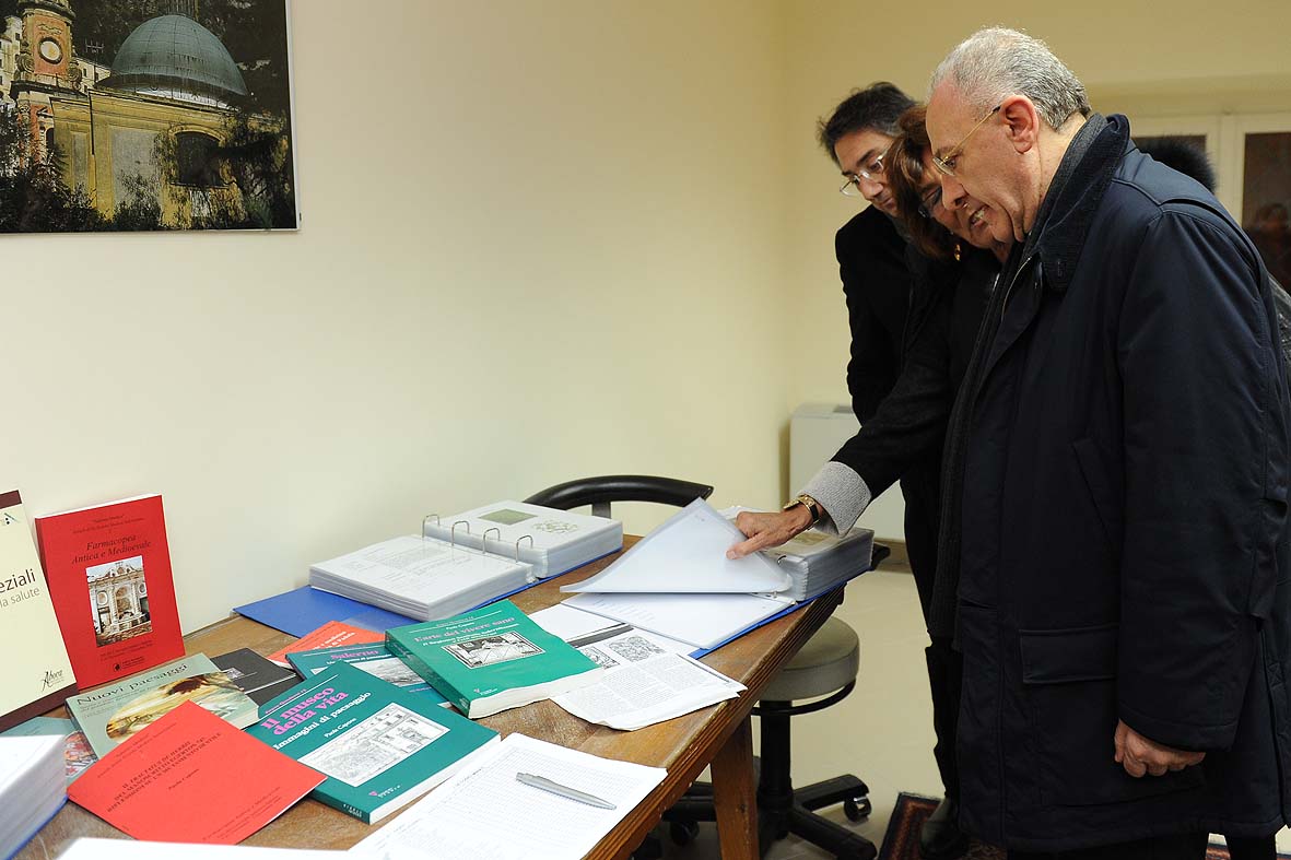 Inaugurazione nuova sede dellArchivio Storico della Botanica Salernitana. Salerno, 5 marzo 2011