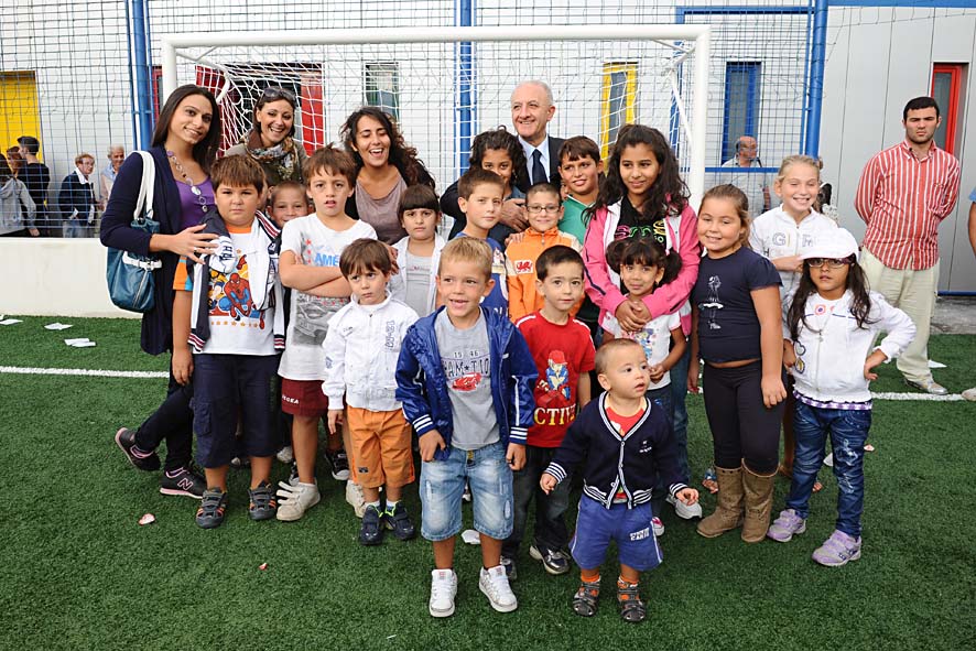 Con il Sindaco De Luca l'inaugurazione del nuovo campo sportivo di Matierno