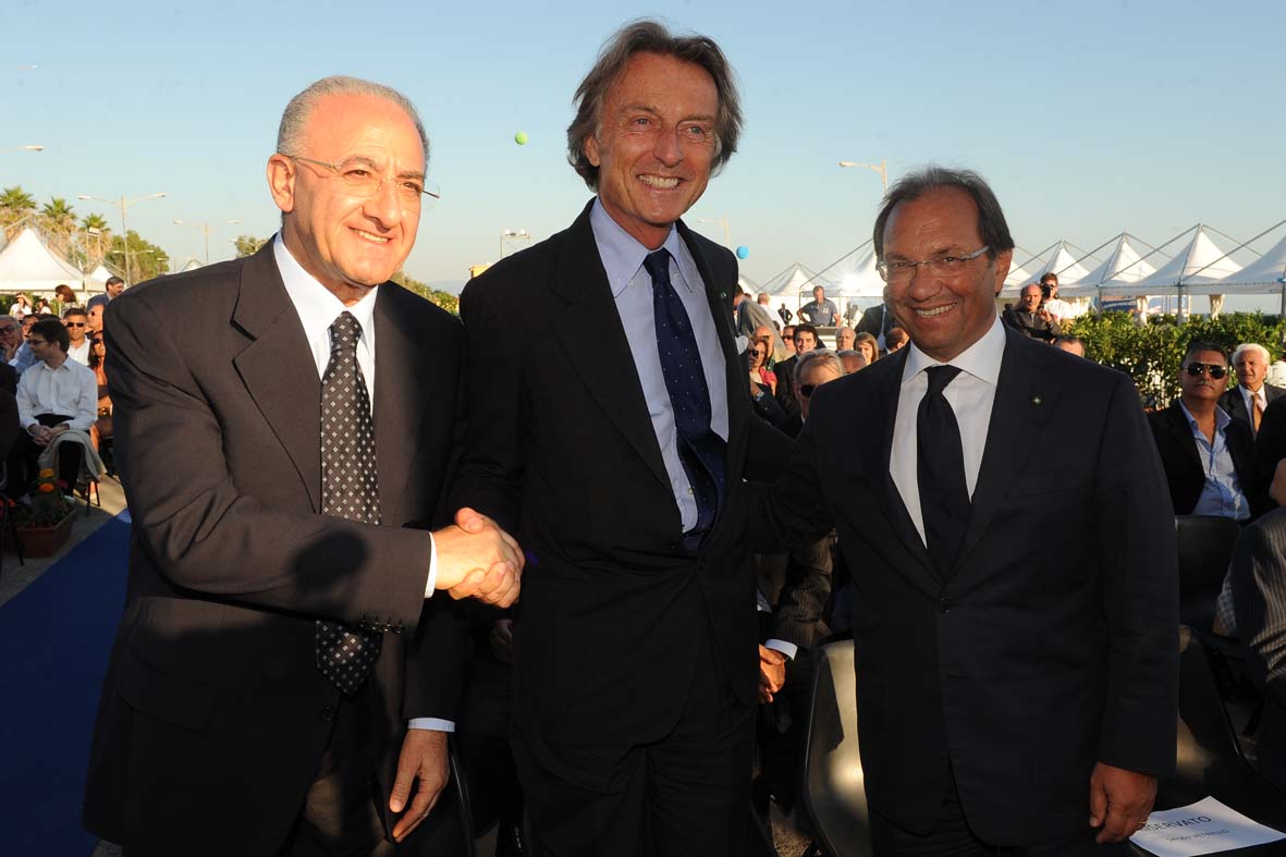 Marina d'Arechi Port Village. La cerimonia per l'apertura del cantiere. Salerno, 9 luglio 2010