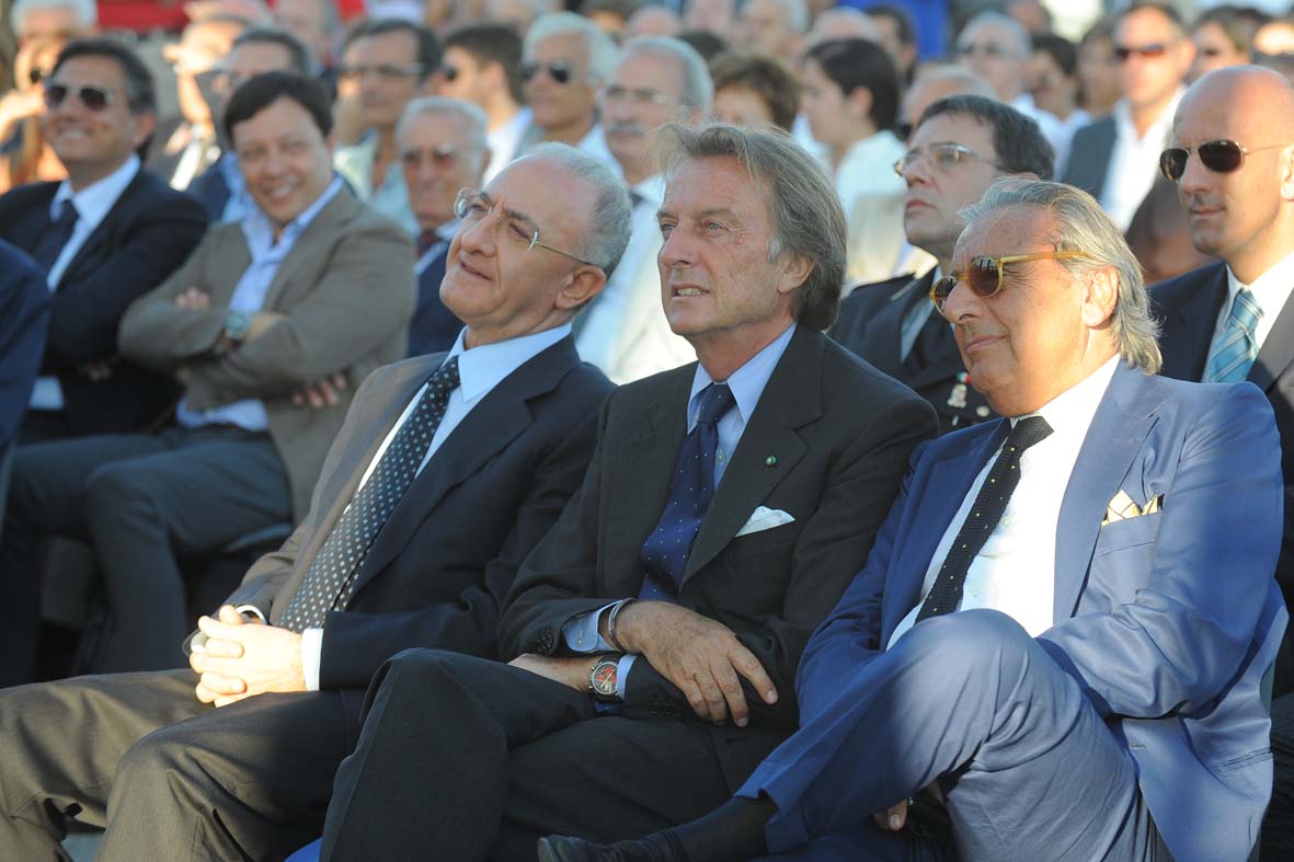 Marina d'Arechi Port Village. La cerimonia per l'apertura del cantiere. Salerno, 9 luglio 2010