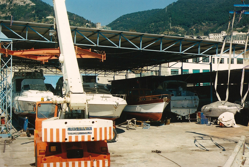 L'area della costruenda Piazza della Liberta' prima dell'apertura del cantiere