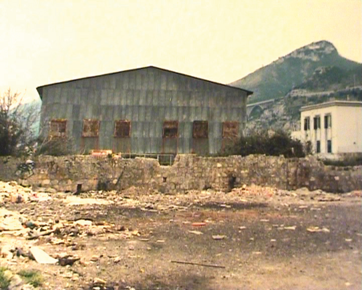 L'area prima dell'apertura del cantiere