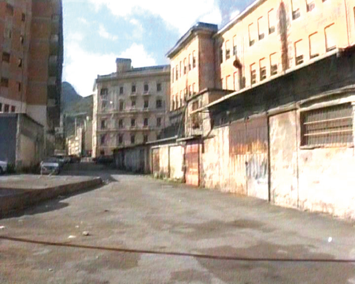 L'area della costruenda Piazza della Liberta' prima dell'apertura del cantiere