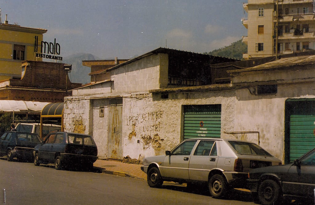 L'area della costruenda Piazza della Liberta' prima dell'apertura del cantiere