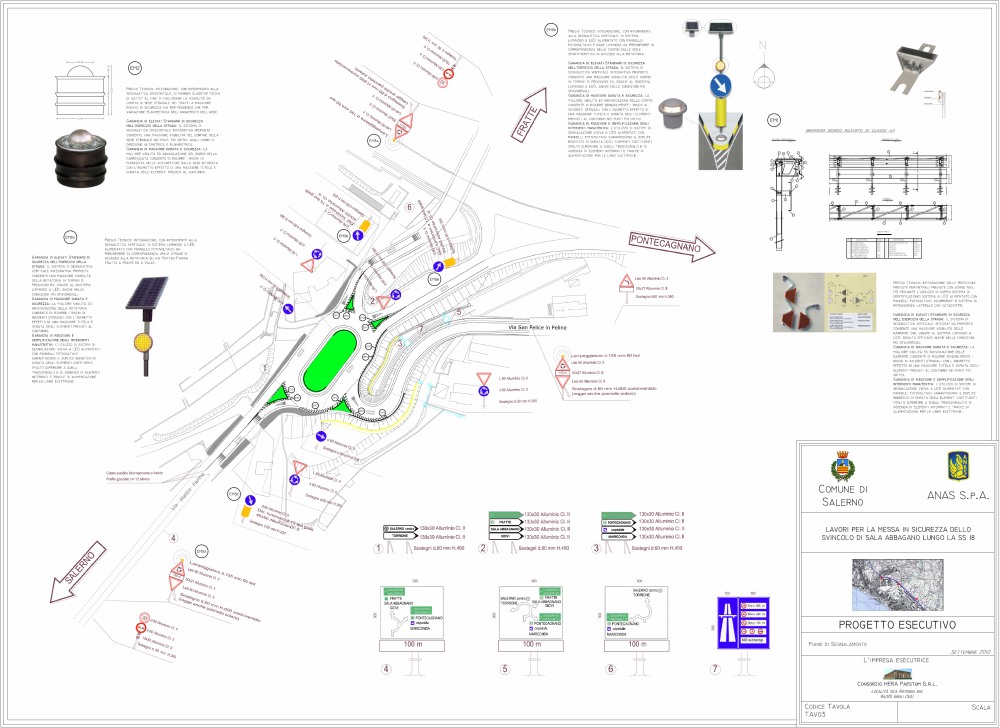 Il nuovo svincolo di Sala Abbagnano. La presentazione a Palazzo di Citta', 16 settembre 2010