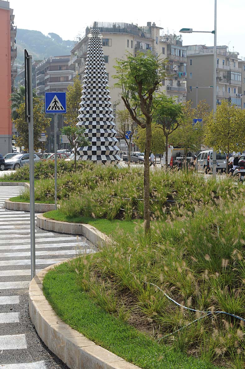 Visita al cantiere della Cittadella Giudiziaria e inaugurazione del parcheggio. Salerno, 18 settembre 2010