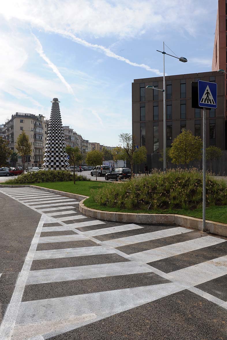 Visita al cantiere della Cittadella Giudiziaria e inaugurazione del parcheggio. Salerno, 18 settembre 2010