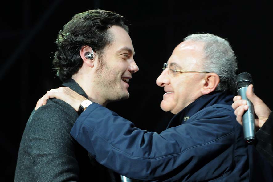 Capodanno in piazza a Salerno. Piazza della Liberta', 31 dicembre 2009