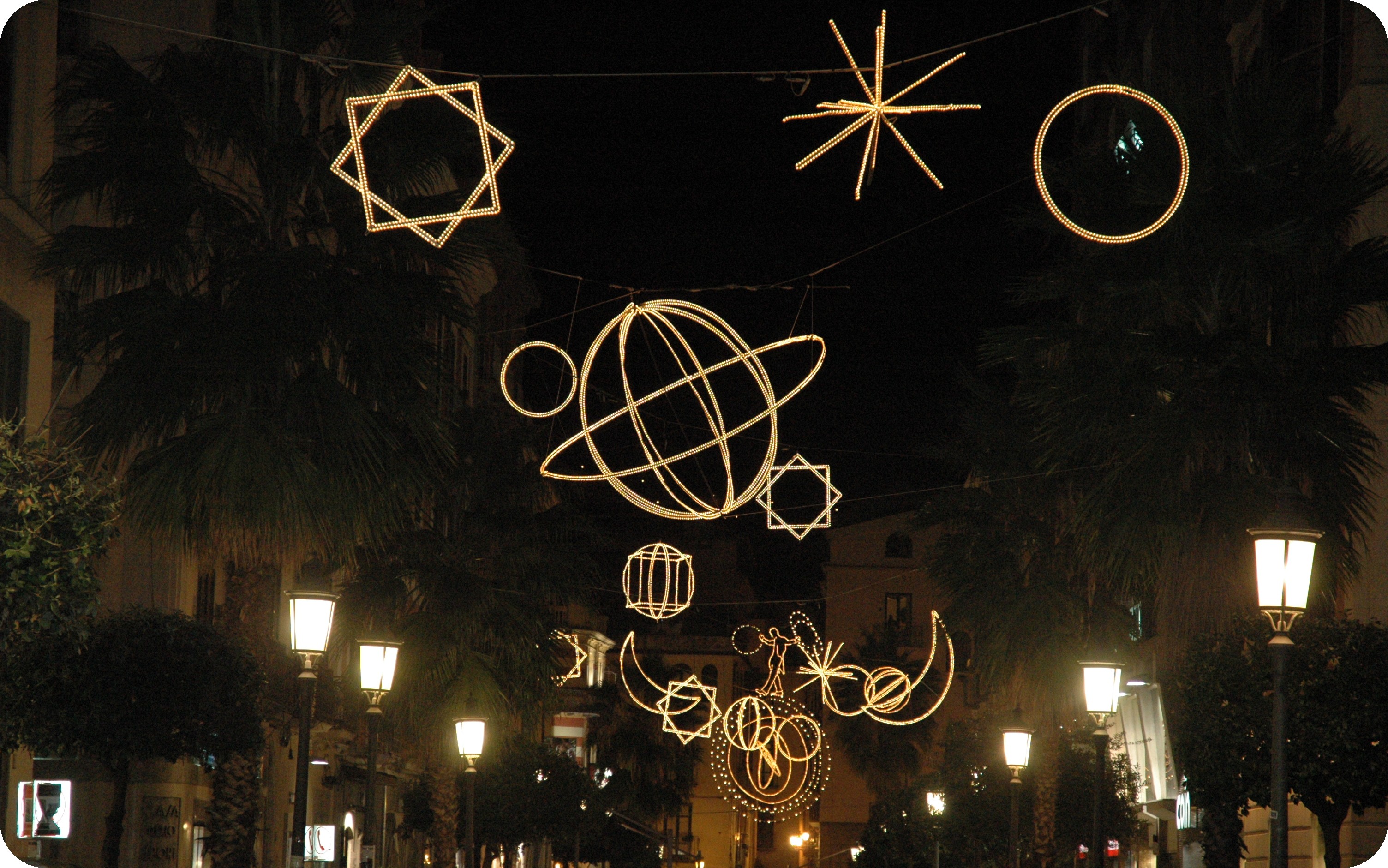 Salerno, Notti di Luce 2008. Corso Vittorio Emanuele