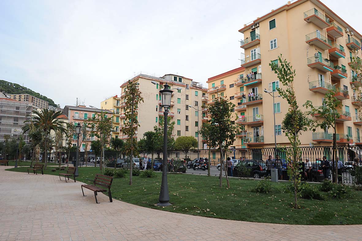 Inaugurazione dei Giardini La Carnale a Torrione. Salerno, 18 settembre 2010