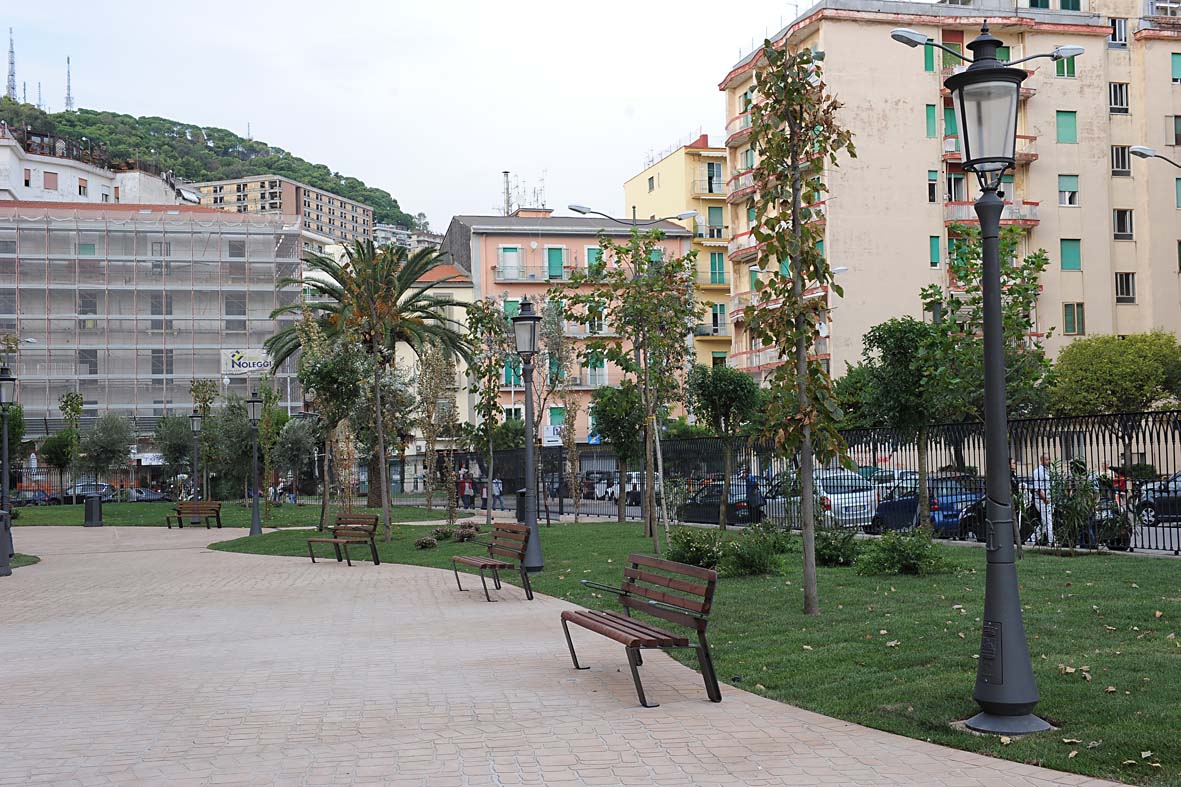 Inaugurazione dei Giardini La Carnale a Torrione. Salerno, 18 settembre 2010