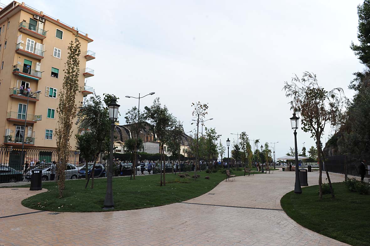 Inaugurazione dei Giardini La Carnale a Torrione. Salerno, 18 settembre 2010