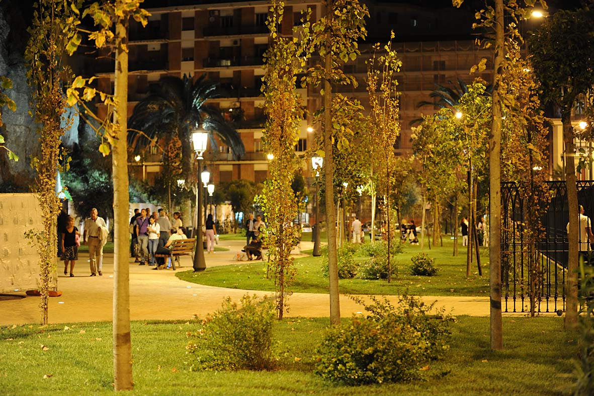 Inaugurazione dei Giardini La Carnale a Torrione. Salerno, 18 settembre 2010
