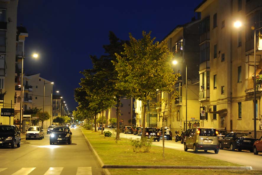 via Mauri: inaugurazione del nuovo impianto di pubblica illuminazione. 18 settembre 2009