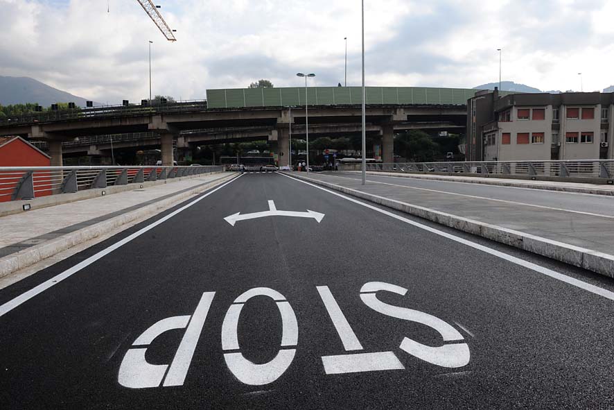 Il Sindaco De Luca inaugura il nuovo Ponte dellIrno, 15 settembre 2009