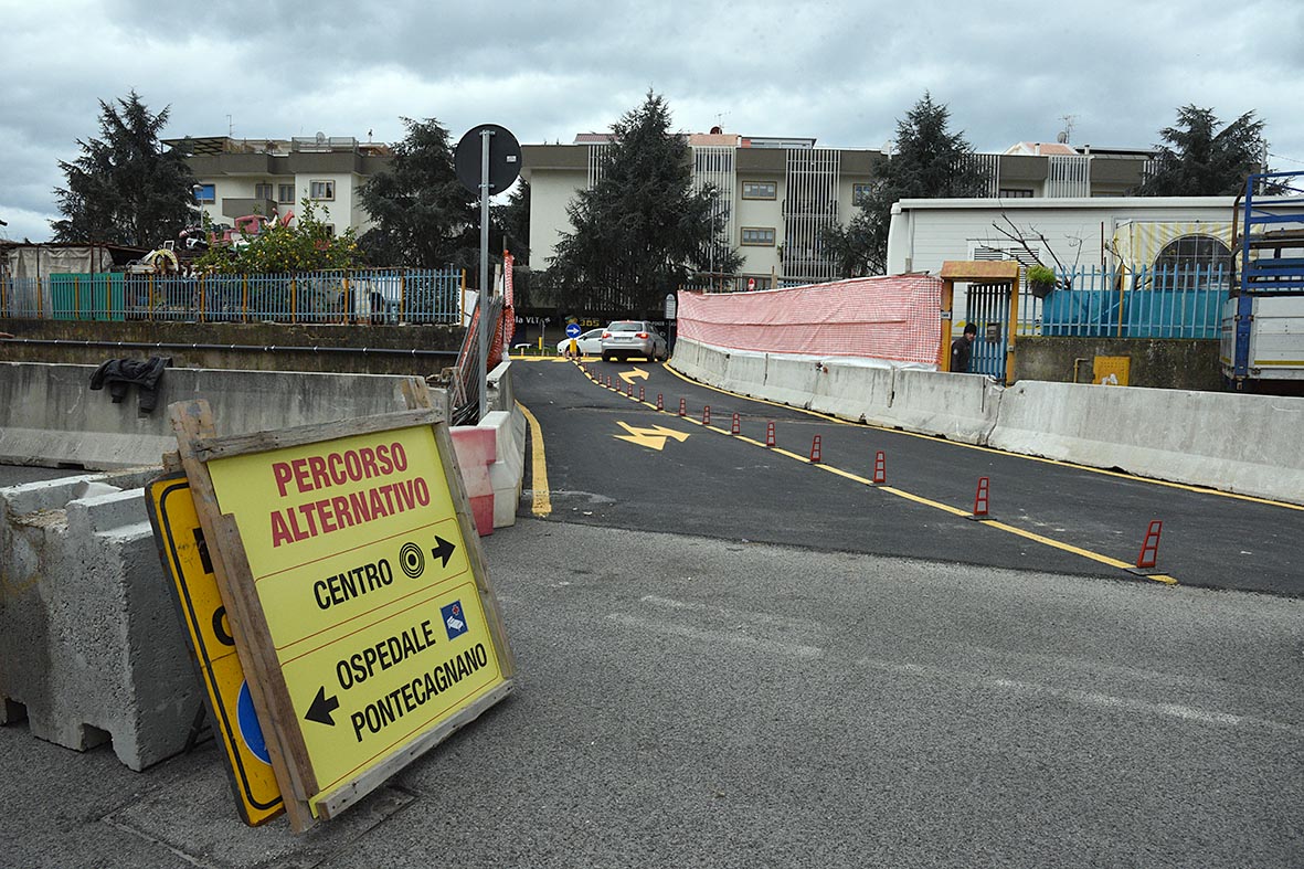Lavori al torrente Mercatello, apre la bretella alternativa a via R. Mauri