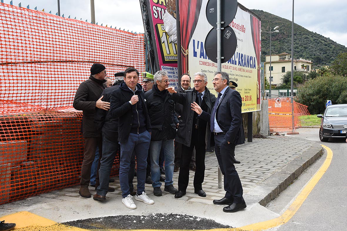 Lavori al torrente Mercatello, apre la bretella alternativa a via R. Mauri