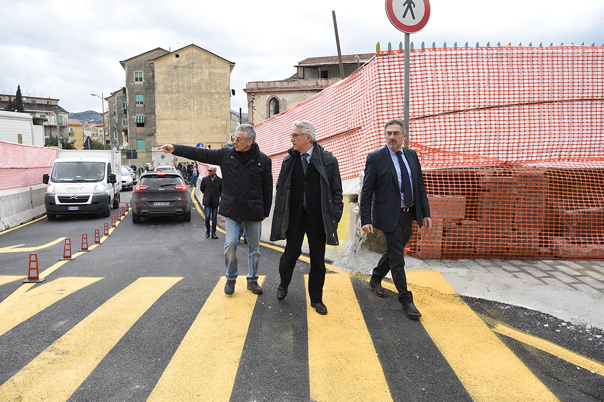Lavori al torrente Mercatello, apre la bretella alternativa a via R. Mauri