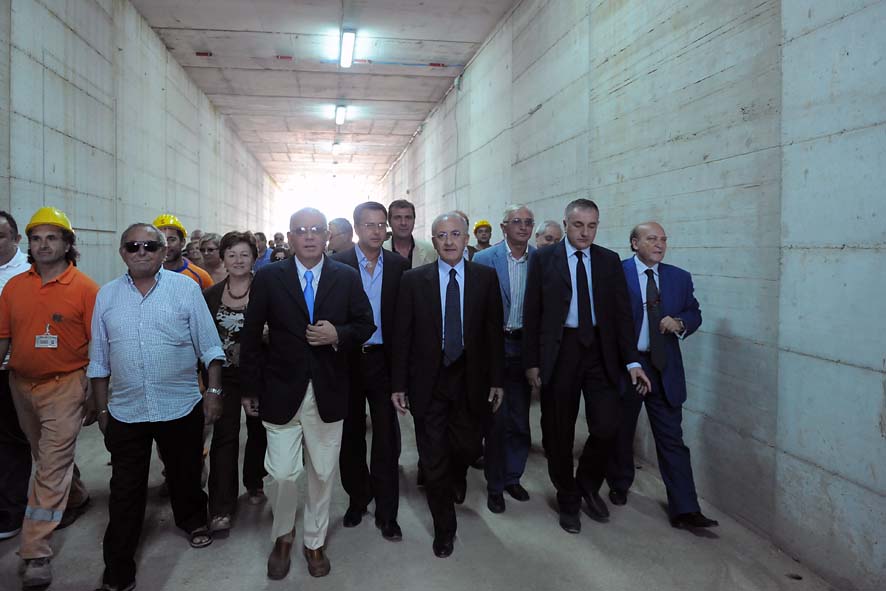 Lungoirno: apertura sottopasso via Vinciprova - via Torrione. Salerno, 16 settembre 2010