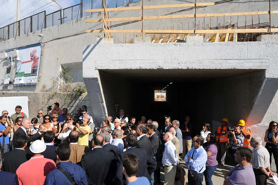 Lungoirno: apertura sottopasso via Vinciprova - via Torrione. Salerno, 16 settembre 2010