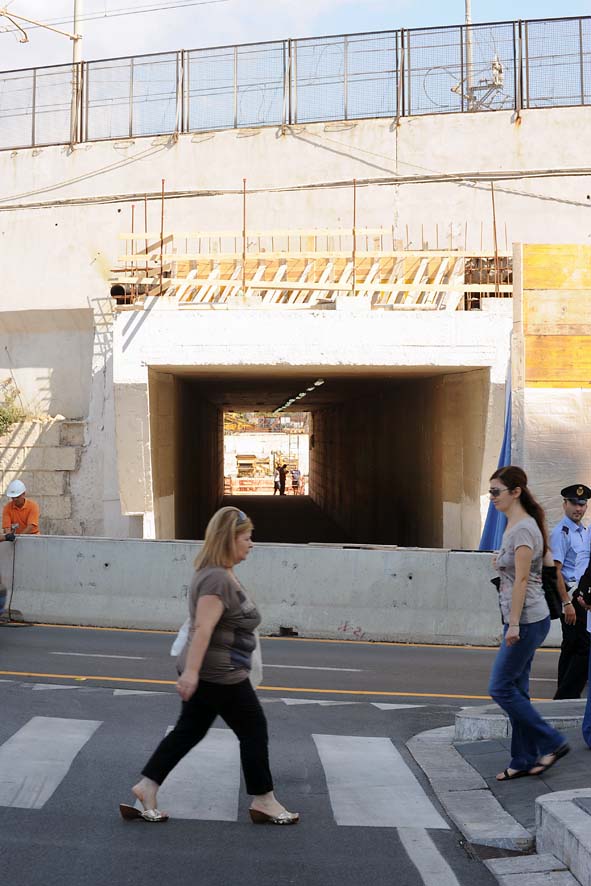 Lungoirno: apertura sottopasso via Vinciprova - via Torrione. Salerno, 16 settembre 2010