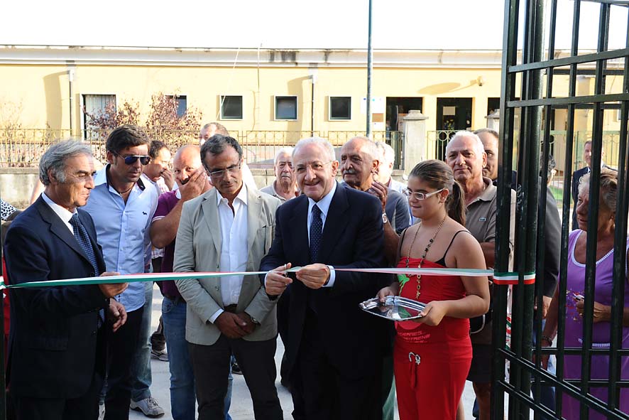 Inaugurazione nuova piazza ed arredo urbano via Monticelli. Salerno, 8 settembre 2011