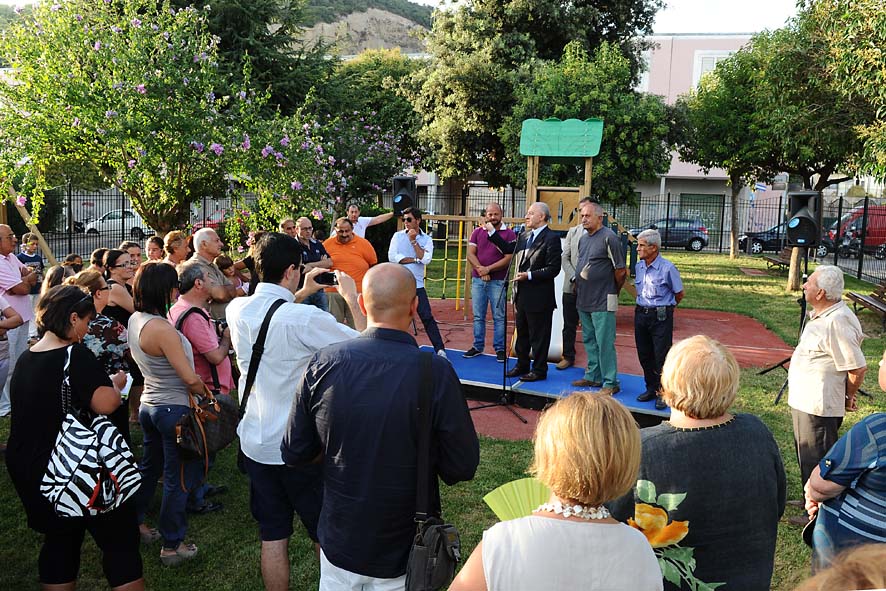 Inaugurazione nuova piazza ed arredo urbano via Monticelli. Salerno, 8 settembre 2011