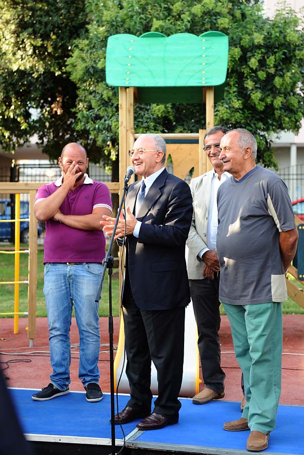 Inaugurazione nuova piazza ed arredo urbano via Monticelli. Salerno, 8 settembre 2011