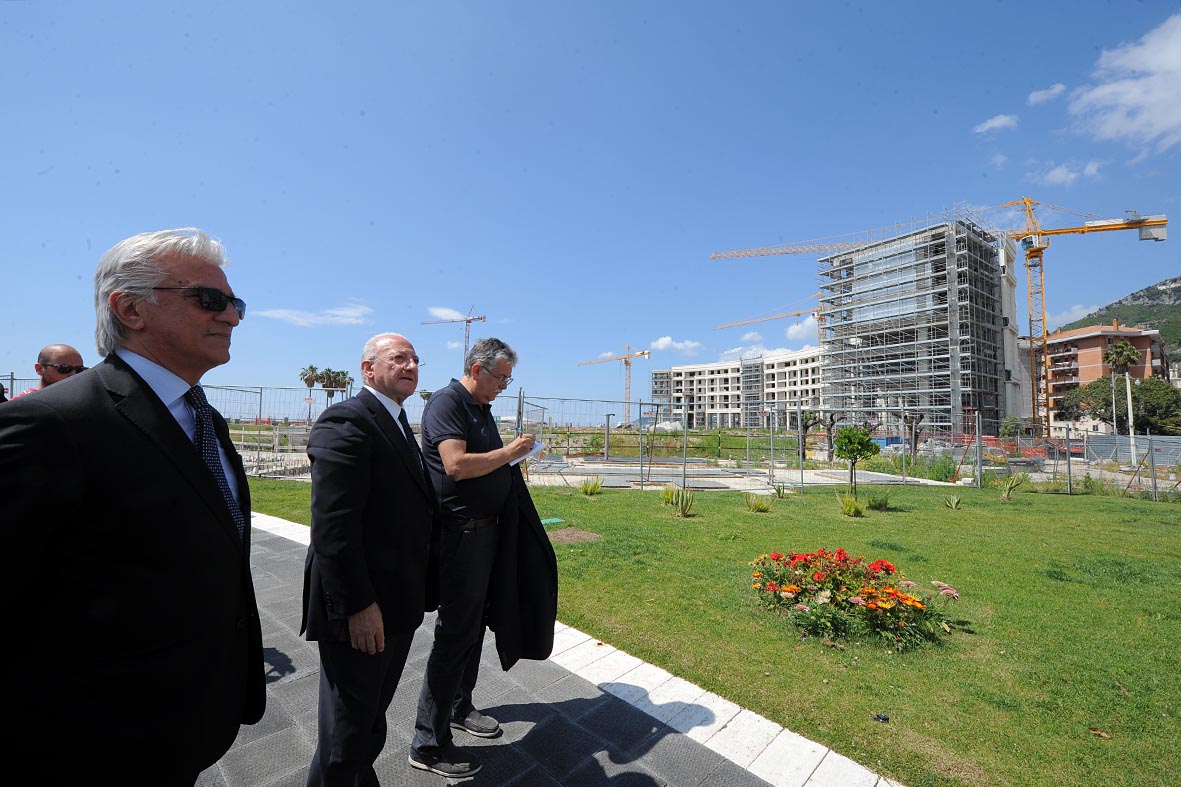 Partono le operazioni preliminari per l'installazione del cantiere della passeggiata di Piazza della Liberta