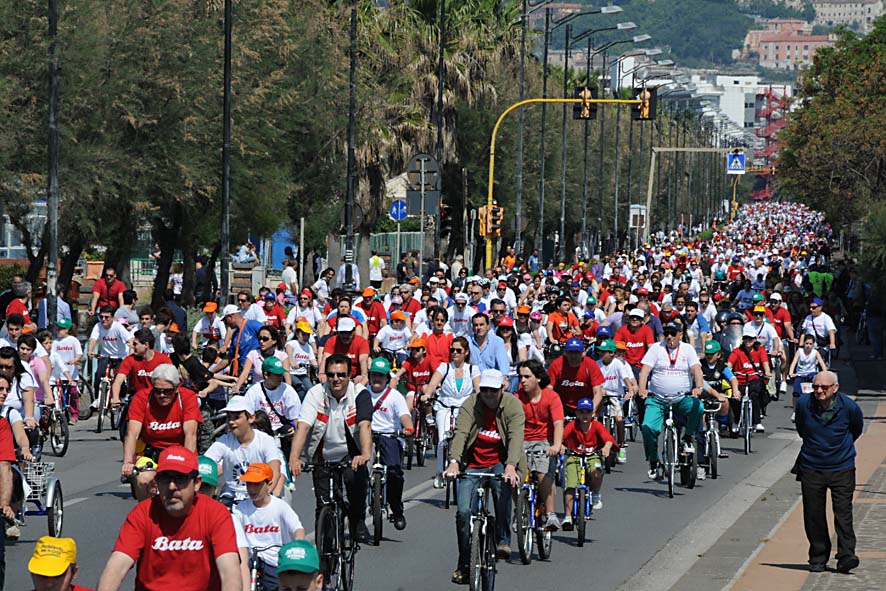 Pedalando per la citt 2010, Salerno 23 maggio 2010