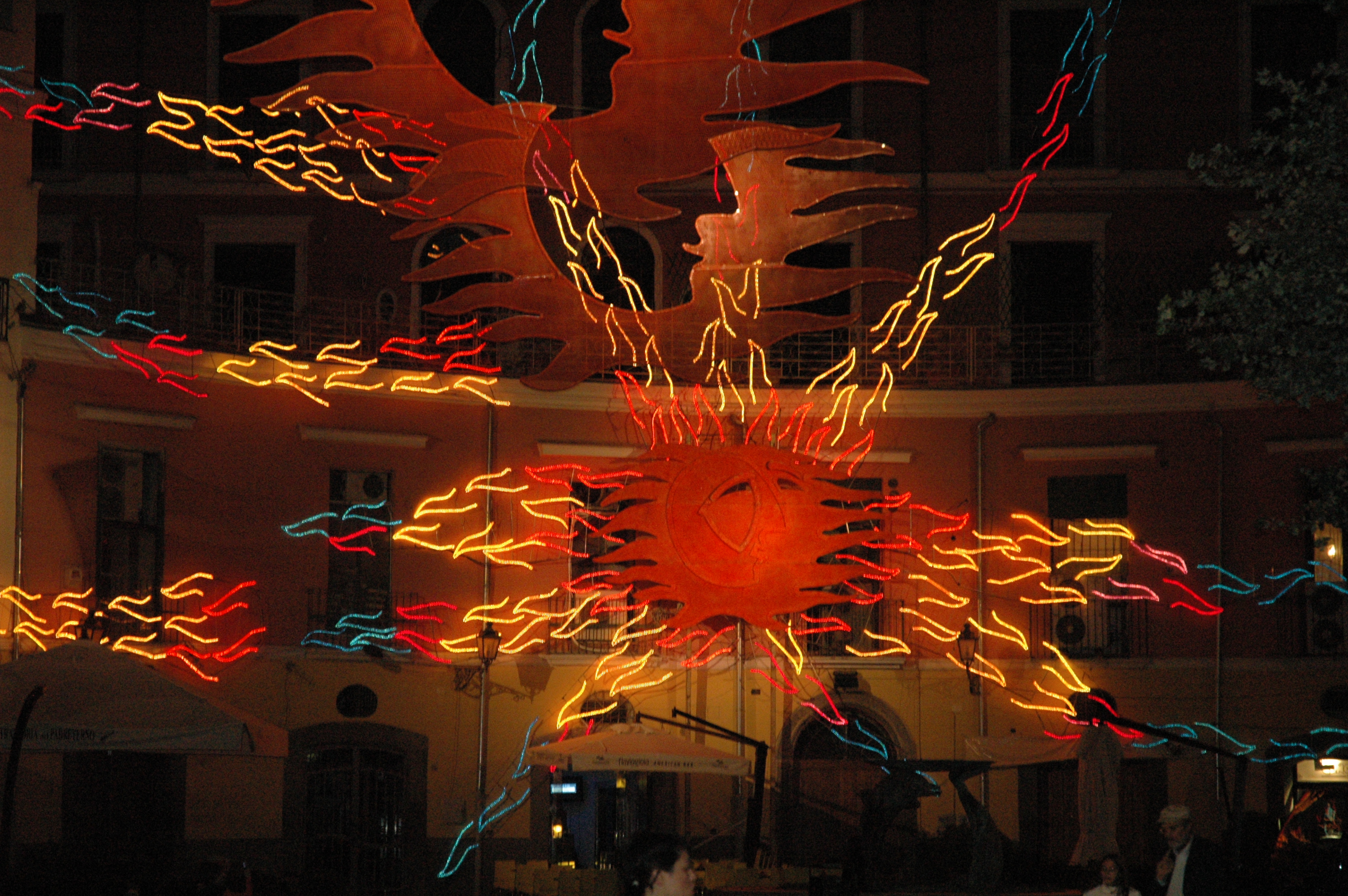 Salerno, Notti di Luce 2008. Piazza Flavio Gioia