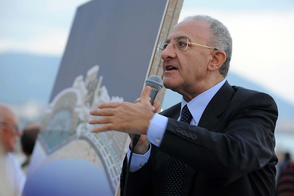 Piazza della Liberta': visita al cantiere e inaugurazione dei primi parcheggi. Salerno, 17 settembre 2010