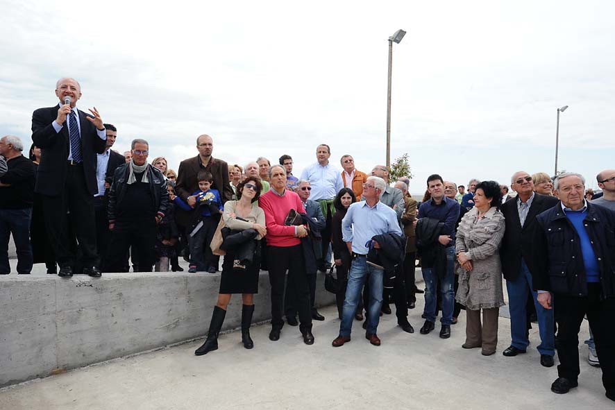 Con il Sindaco di Salerno Vincenzo De Luca Porte aperte nel cantiere di  Piazza della Liberta', 1 maggio 2011