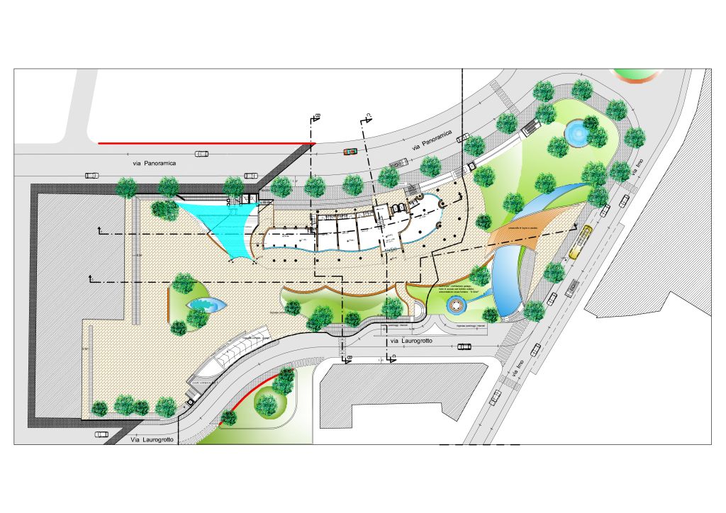 Planimetria sistemazione esterna