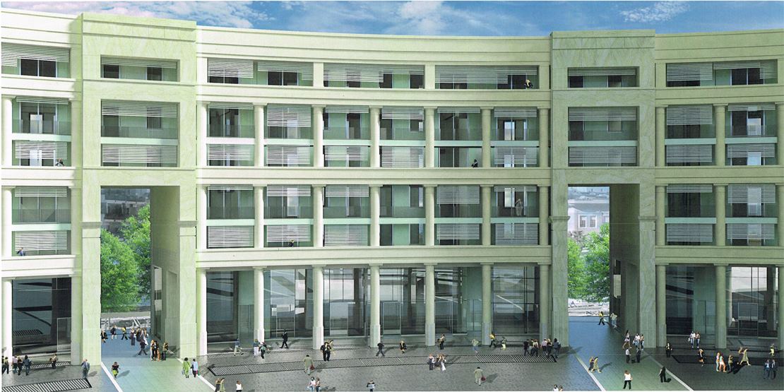 Esposto in Piazza Portanova il nuovo plastico del Crescent e di Piazza della Liberta'