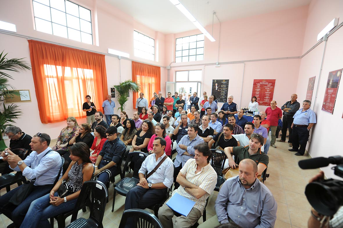 Il Sindaco inaugura la nuova Sala Coro del Conservatorio Musicale di Salerno. Canalone, 10 settembre 2009
