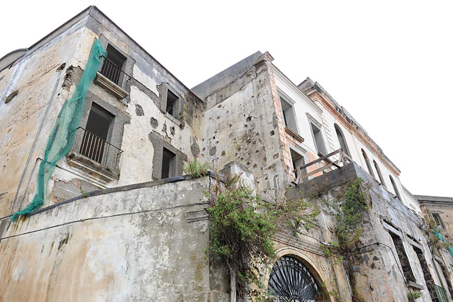 Al via i lavori per il recupero del Convento di San Nicola della Palma con il Sindaco De Luca. Salerno, 9 novembre 2010