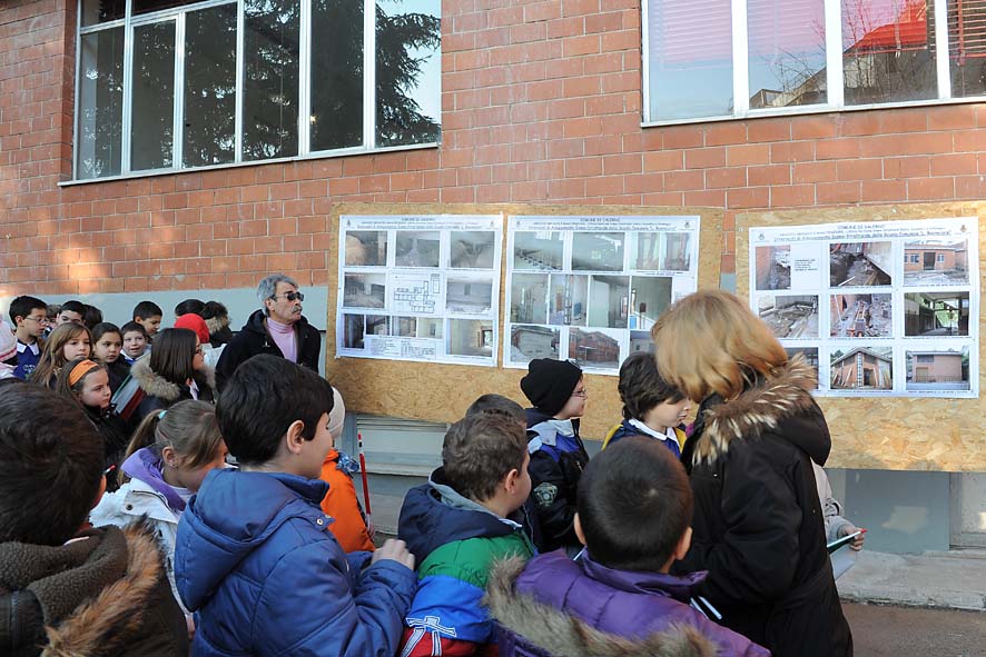 Riapertura della Scuola L. Buonocore, dopo i lavori di ristrutturazione. 18.01.2010