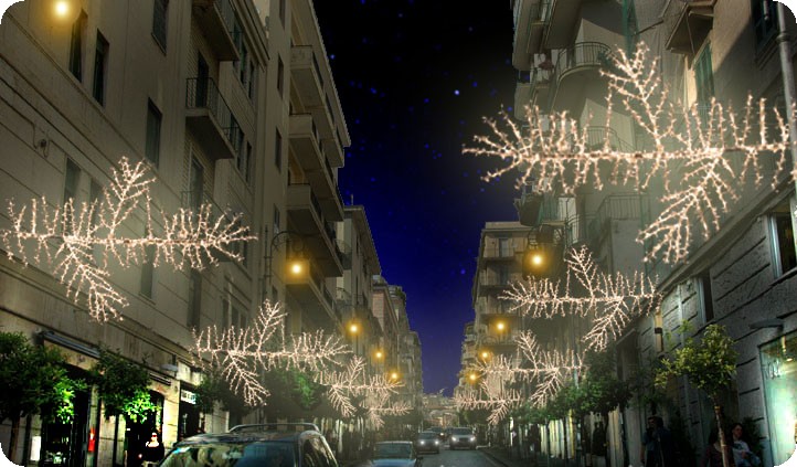 Salerno, Notti di Luce 2008. Via dei Principati