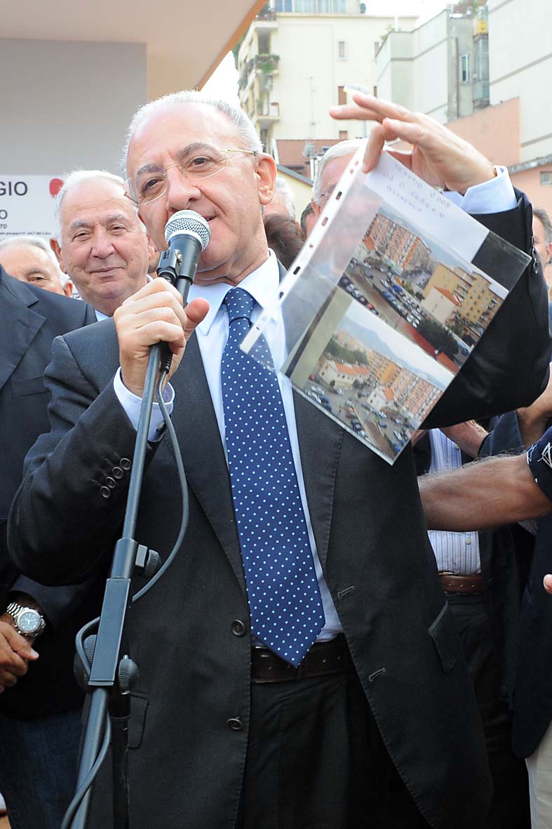 Inaugurazione del nuovo parcheggio di via Flacco, Salerno, 16 settembre 2010