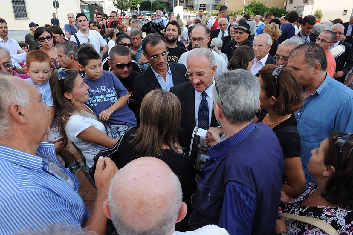 Inaugurazione del nuovo parcheggio di via Flacco, Salerno, 16 settembre 2010