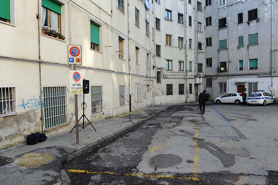 Inizio lavori via Mascia e via Generale Amaturo. Salerno, 18 gennaio 2010