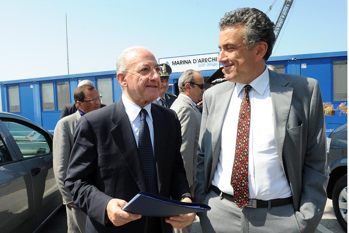 Il Ministro Barca visita il Porto Marina d'Arechi